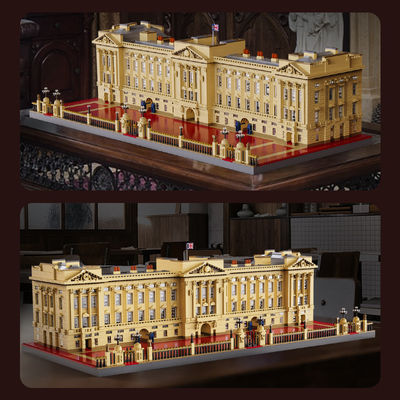 Brinquedo de construção compatível com Lego, modelo do Palácio de Buckingham
