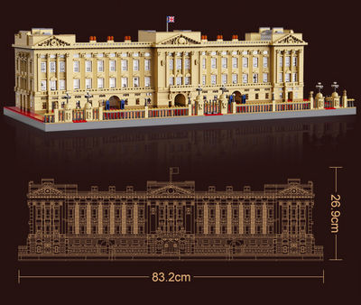 Brinquedo de construção compatível com Lego, modelo do Palácio de Buckingham - Foto 3