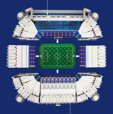 Brinquedo de construção compatível com LEGO, modelo Real Madrid Bernabeu Stadium - Foto 2