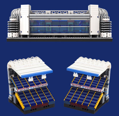 Brinquedo de construção compatível com LEGO, modelo Real Madrid Bernabeu Stadium - Foto 4