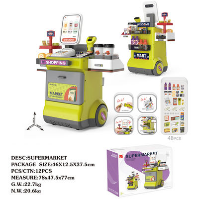 Brinquedos infantis, simulação de caixa de supermercado, versão mobile
