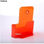 Brochuras laranja gloss acrílico porta a5 verticais - Foto 2