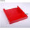Brochuras porta acrílico poliestireno Red Gloss A4 parede vertical - Foto 2