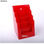 Brochuras porta acrílico poliestireno Red Gloss a5 vertical (4 casos) - Foto 2