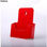 Brochuras porta de acrílico vermelho gloss a5 verticais - 1