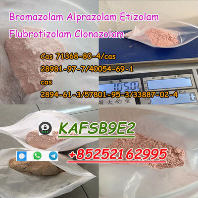 Bromazolam cas 71368-80-4,safety delivery pink white powder wsp:+85252162995