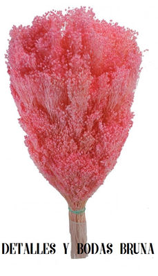 Pétalos de rosa deshidratados presentadas en conos de madera