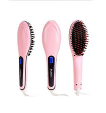 Brosse à cheveux lissante brosse cheveux lisseur électrique chauffant