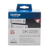 Brother DK-22251 cinta continua de papel térmico rojo/negro sobre blanco
