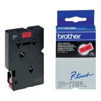 Brother TC-401 cinta negro sobre rojo 12 mm (original)