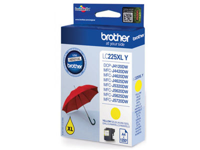 Brother tin lc-225XLY Yellow LC225XLY