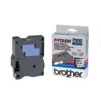 Brother TX-151 cinta negro sobre transparente 24 mm (original)