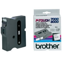 Brother TX-251 cinta negro sobre blanco 24 mm (original)