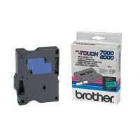 Brother TX-731 cinta negro sobre verde 12 mm (original)