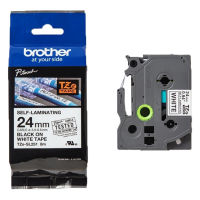 Brother TZe-SL251 cinta autolaminada negro sobre blanco 24 mm (original)