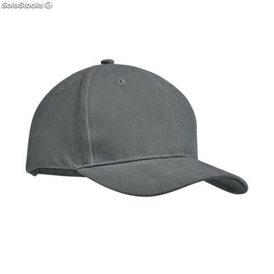 Brushed heavy cotton 6 panel Ba gris MIMO9643-07