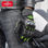 BSDDP Guantes de motociclista Rider verde talla L - Foto 4