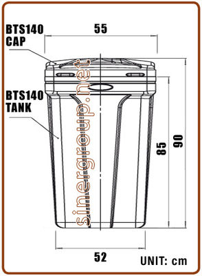 BTS square brine tanks for water softener from 70 to 140lit. - Foto 4