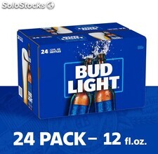 Bud Light Beer - Ensemble de 24 bouteilles de 12 oz liq