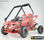 Buggy Infantil 125cc rojo - 1