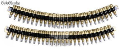 Bullet belt of plastic