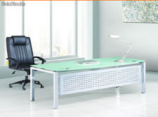 bureau en verre 160cm