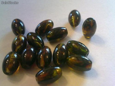 bursztyn amber toczone elementy z bursztynu kulki oliwki walki kaboszony sople - Zdjęcie 4