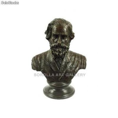 Busto del músico (Verdi) | bronces en bronce