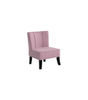 Butaca Oriol tapizado en tela rosa claro 56 cm(ancho) 78 cm(altura) 60.5