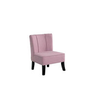 Butaca Oriol tapizado en tela rosa claro 56 cm(ancho) 78 cm(altura) 60.5