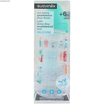 Butelka zapobiegająca kolce u dziecka Suavinex + 6 miesięcy (360 ml)