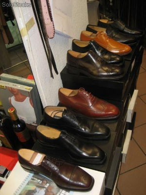 Buty męskie biznesowe ręcznie szyte z Włoch - Zdjęcie 5