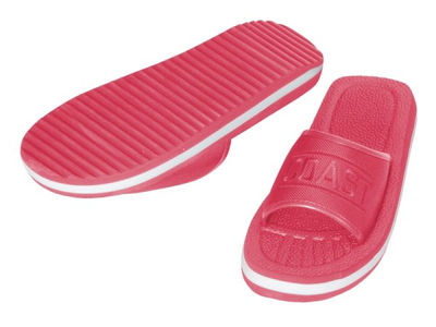Buty plażowe klapki na basen damskie różowe - Zdjęcie 2