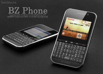 Bz Phone - Touchscreen Android 2.2 Smartphone with qwerty Keyboard (WiFi, Dual s - Foto 2