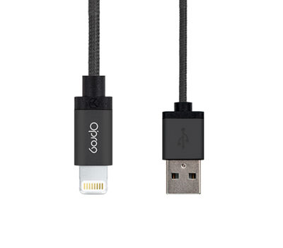CÃ¢ble Chargeur Iphone Lightning / USB 1 m - Noir - Photo 2