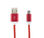CÃ¢ble chargeur tressÃ© USB / micro USB pour smartphone Android - 1 m - Rouge - 1