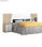 Cabecero cama de matrimonio SILVA. Cabecero de 260 cm Color Blanco y Roble - 4