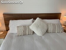 Cabecero cama madera Nogal