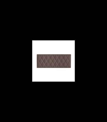 Cabecero juvenil Melania tapizado marrón, 90cm(ancho) 60cm(alto) 3.5cm(fondo),