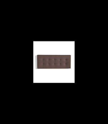 Cabecero Mila para colchón de 150cm acabado marrón chocolate, 160cm(ancho)
