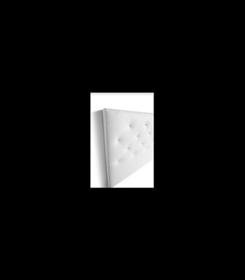Cabecero Nadia para colchón de 135/140cm tapizado blanco, 150cm(ancho) - Foto 2