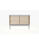 Cabecero para cama de matrimonio Campos acabado blanco/blanco cera, 100cm(alto) - 1
