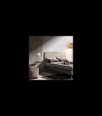 Cabecero para colchón 135/140cm Maite tapizado beige, 150cm(ancho) 60cm(alto) - Foto 3