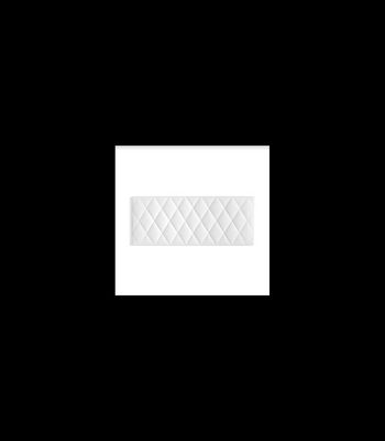 Cabecero para colchón de 150cm Marisa tapizado blanco, 160cm(ancho) 60cm(alto)