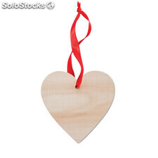 Cabide em forma de coração madeira MIMO9376-40