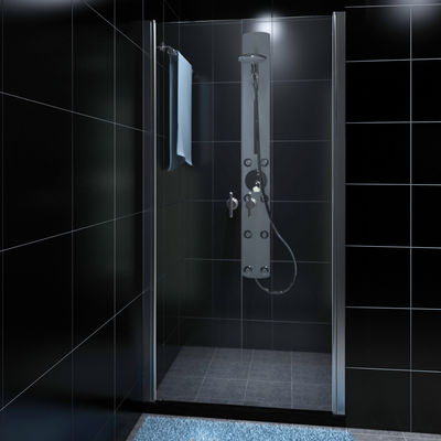 Cabine de chuveiro, porta de vidro, 100 cm