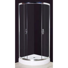 Cabine de duche curvo 80 x 80 cm