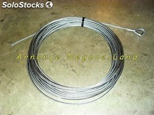 Cable Acier de monte tuiles lève matériaux charge &amp; treuils (Neuf boucle sertie)