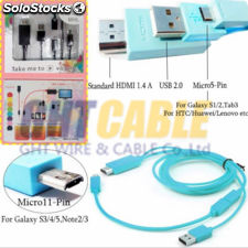 Cable adaptador mhl micro usb a hdmi - Foto 3
