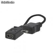 Cable adaptador mini usb-micro usb